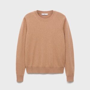 Mango Cashmere Sweater in Camel